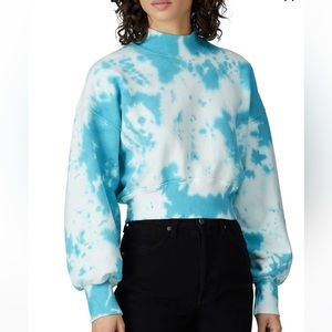 Spiritual Gangster Blue Tie Dye Sweatshirt Medium